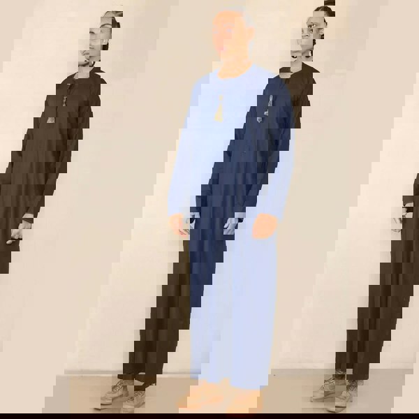 105_thobe_Navy-gold_L - 56, 105_thobe_Navy-gold_M - 54, 105_thobe_Navy-gold_S - 52, 105_thobe_Navy-gold_XL - 58, 105_thobe_Navy-gold_XXL - 60