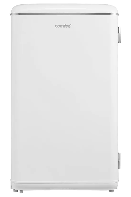 Living and Home COMFEE' 93L Retro Freestanding Fridge with Chiller Box - RCD93WH2UKRT(E)