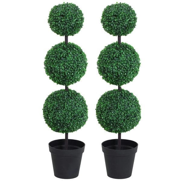 Wyld Haus Virova Artificial Green Honeysuckle Flower Plant With Curved Stems In Pot For Indoor Use