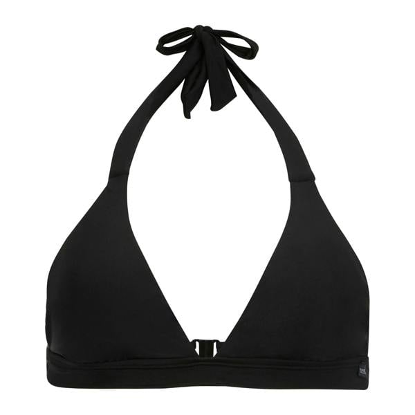 Regatta Womens/Ladies Lovina Plain Halter Neck Bikini Top - Black