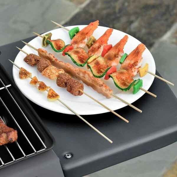 Bobobiy 2 x 2.8kW Burner Gas BBQ - Grey