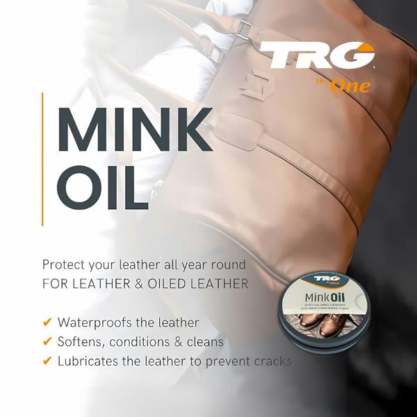 TRG Neutral Mink Oil - Universal Waterproofing Leather Conditioner 100ml