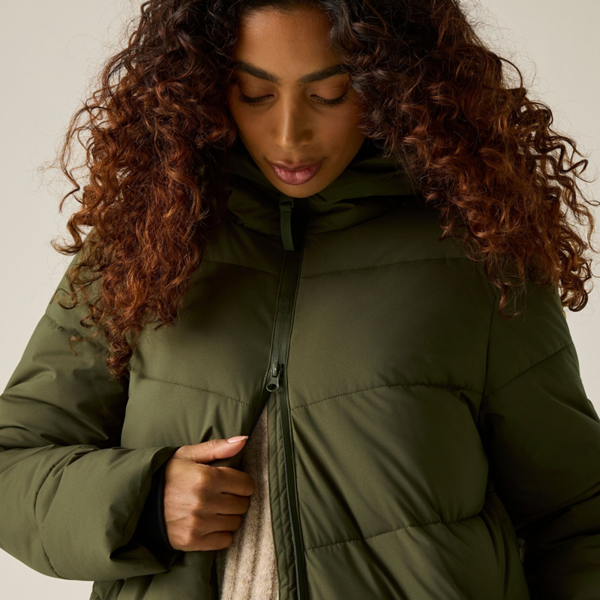 Regatta Womens Yasira Insulated Jacket - Dark Khaki