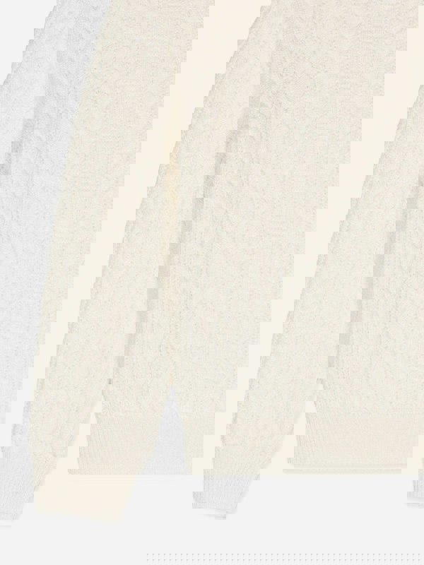 Versace Kids Cable Knit Jumper in Ivory