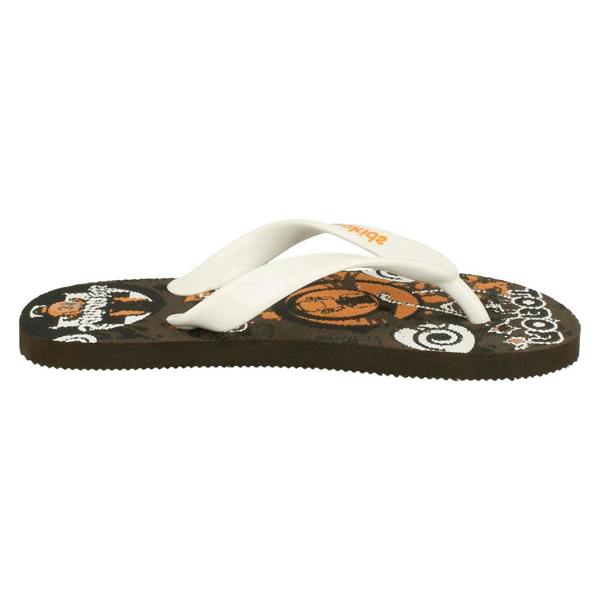 Boys Samoa Flat Plugged Patterned Insole Slip On Sandals - Justin