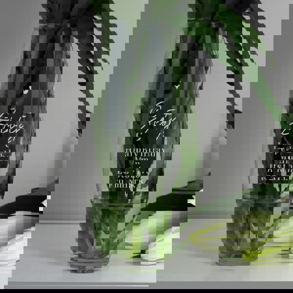 Personalised Memento Company Personalised Big Age Bullet Vase