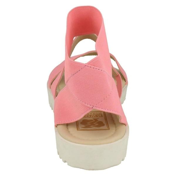 Down to Earth Ladies Down To Earth Elasticated Flat Sandals