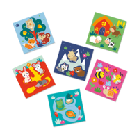 SES Creative My first - Where do I live? Sticking animals