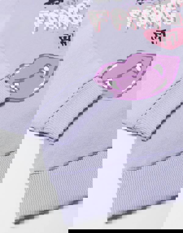 Monster High Girls Purple Fangtastic Sweatshirt and Joggers Set