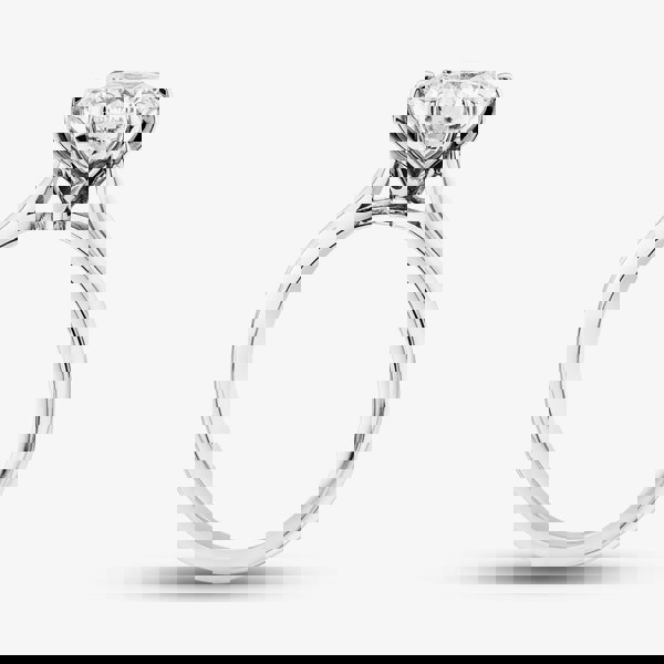 T. H. Baker Platinum Lab Grown 2.01ct Brilliant Cut Diamond Solitaire Ring 01HLY-P012