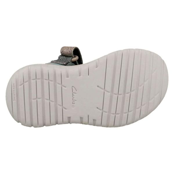 Clarks Kids Clarks Pattern Detailed Adjustable Sandals - Surfing Tide T