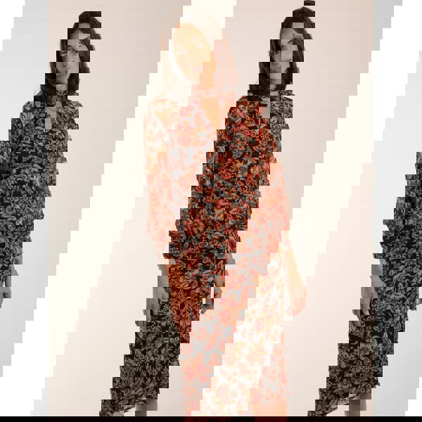 Blue Vanilla Raglan Keyhole Midi Dress