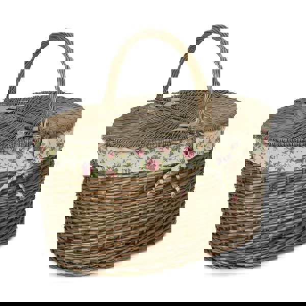 Wicker Picnic Baket with Lining
