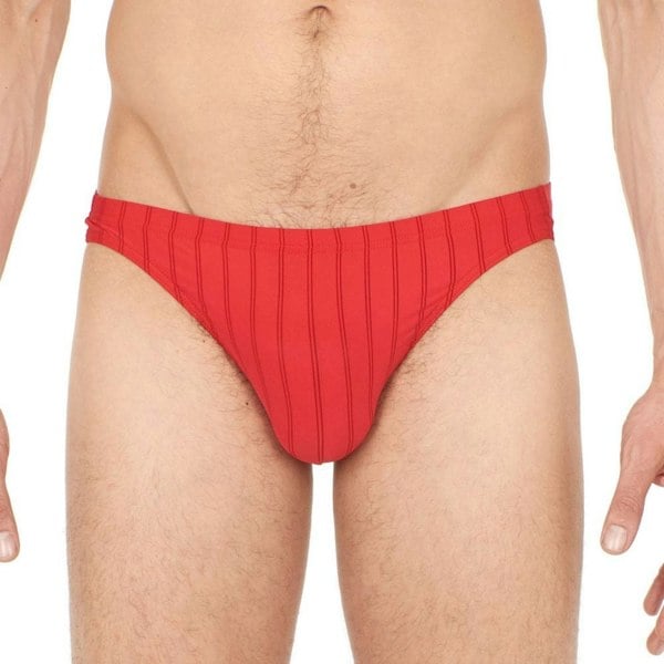 Hom Chic Temptation Microfiber Micro Brief, Red
