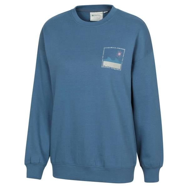 Mountain Warehouse Womens/Ladies Conwall Graphic Sweatshirt - Blue - 