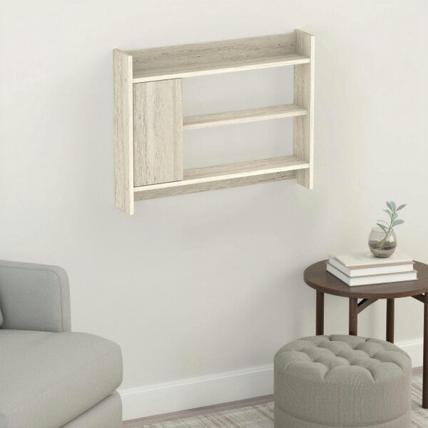 Decortie Fleet Wall Shelf Unit with Cabinet