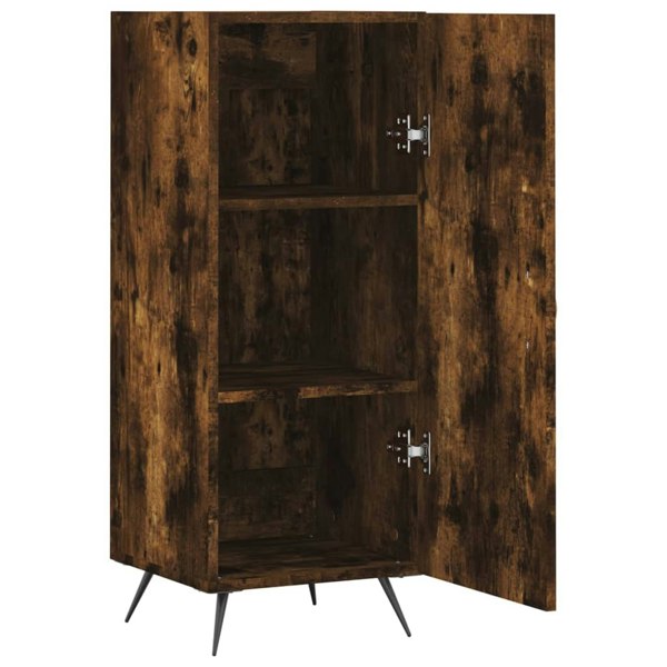 Berkfield Sideboard Smoked Oak 34.5x34x90 cm Engineered Wood