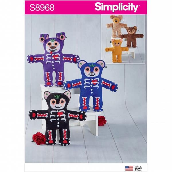 Simplicity Sewing Pattern 8968, Toys for Kids, OS (One Size) - Easy
