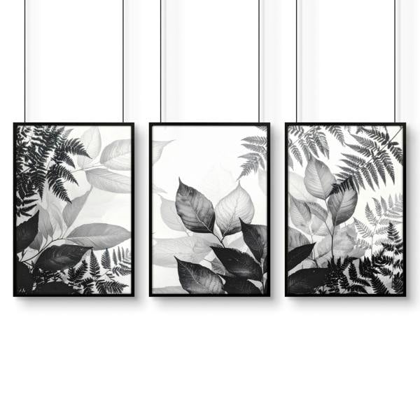Botanical Wall Art | Set of 3 Botanical Wall art Prints