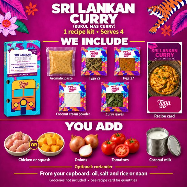 Tyga Foods Sri Lankan Curry