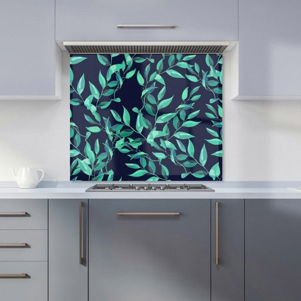 Warren Reed - Designer Delicate Green Foliage Kitchen Splashback