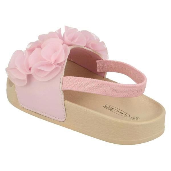 Spot On Girls Spot On Ruffle Vamp Sliders