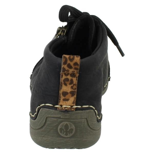 Rieker Ladies Rieker Lace-Up Shoes with Zip 52514