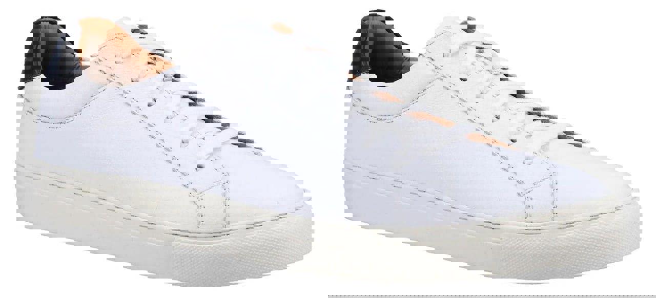 Hush Puppies Colton Mens Lace Up Casual Smart Leather Trainers