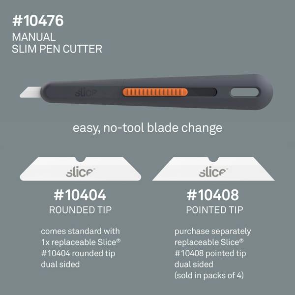 Slice Manual Slim Pen Cutter Compatible Blades - DaltonSafety