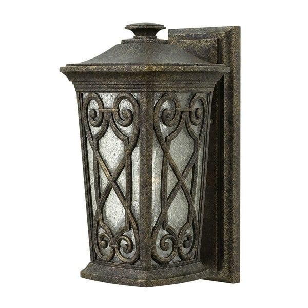 Outdoor IP44 Wall Light Sconce Autumn LED E27 100W Bulb External d01272 Loops