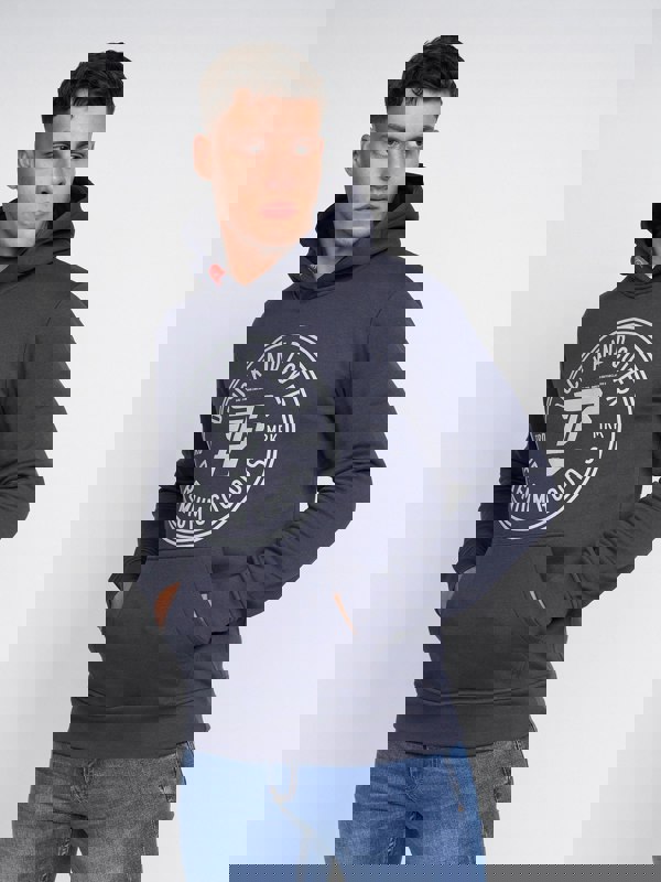 Duck and Cover Addax Hoodie Navy
