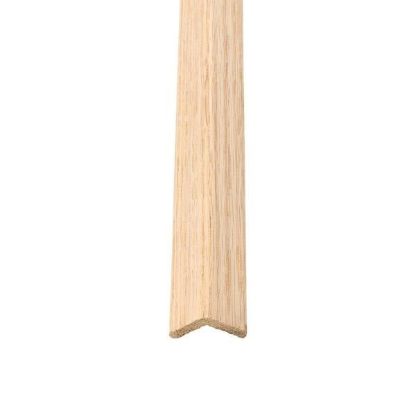 Snowdon Timber Hardwood Oak Angle Moulding (T) 20mm (W) 20mm (L) 2400mm