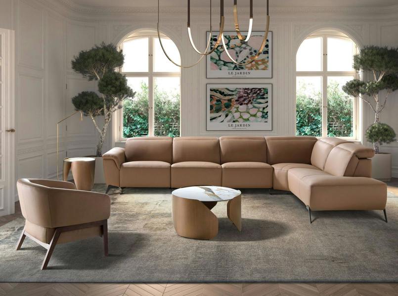 Angel Cerdá Brown Leather Armchair 5189