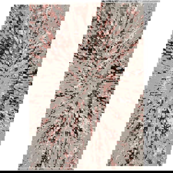 Smart Living Sunset Modern Shimmer Rug - Pink