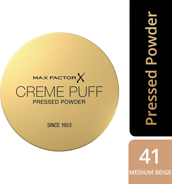 Max Factor 2 x Max Factor Creme Puff Face Powder 14g New - 41 Medium Beige