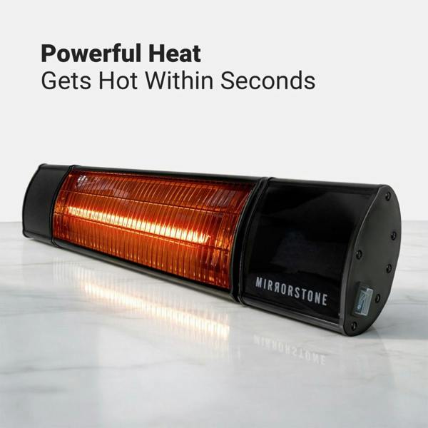 Mirrorstone Heating 1.2kW Athena Infrared Bar Heater