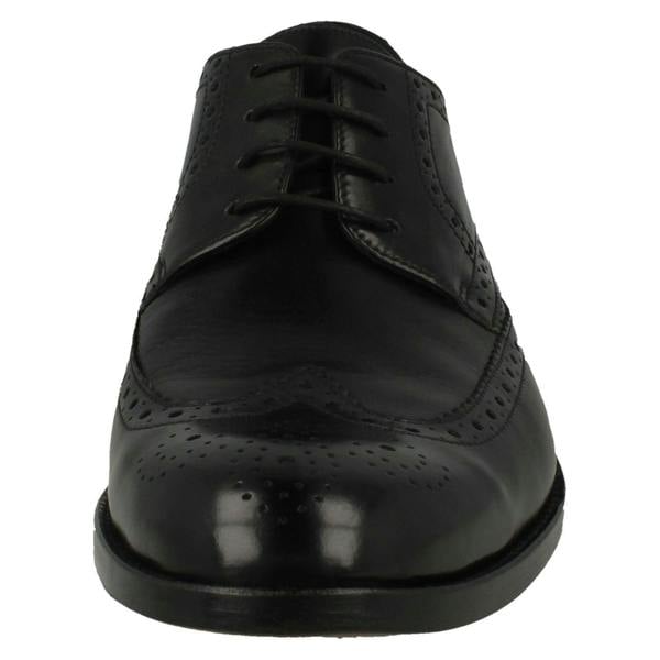 Clarks Mens Clarks Formal Brogue Detailed Shoes James Wing