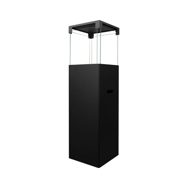 BIOFireplacesGMT Freestanding Bio Fireplace Patio Black Matt Ventless