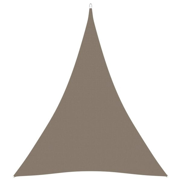 Berkfield Sunshade Sail Oxford Fabric Triangular 3x4x4 m Taupe
