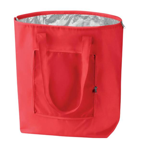 MidOcean Plicool Foldable Cooler Bag - Red
