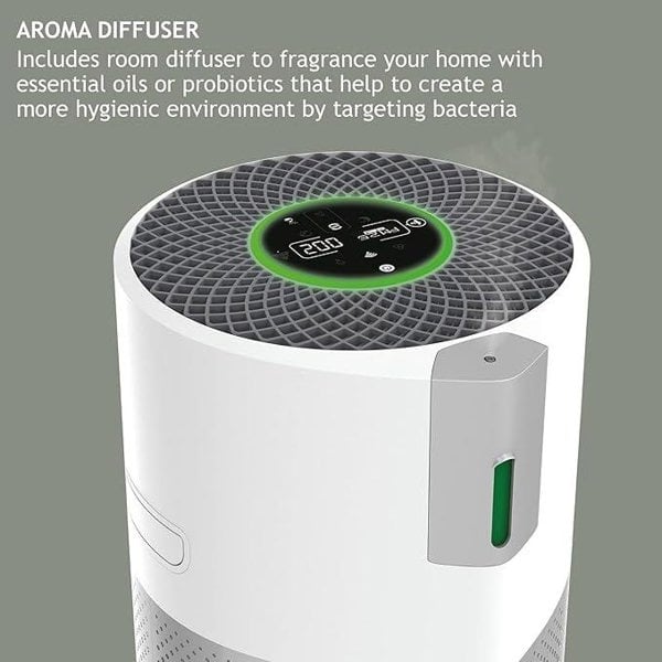 Hoover 500 Air Purifier with Fast Acting H-TRIFILTER and Diffuser White