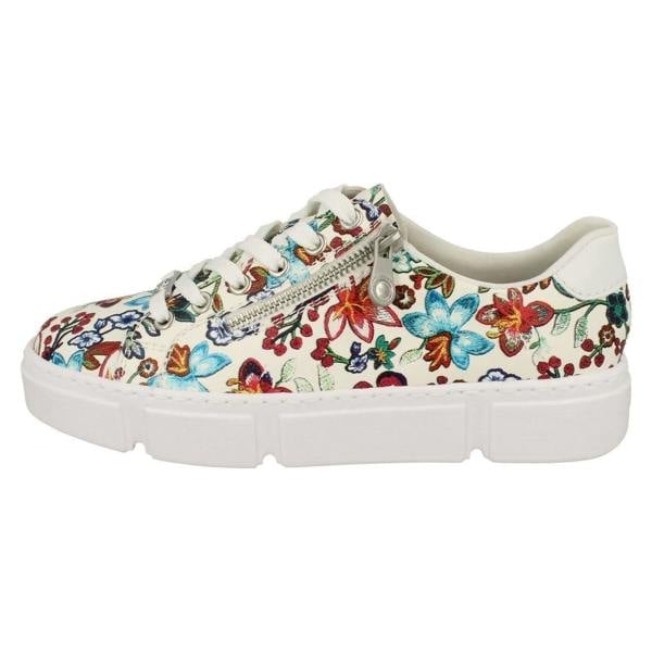 Rieker Ladies Sneakers By Rieker Lace Up Trainers N59L1
