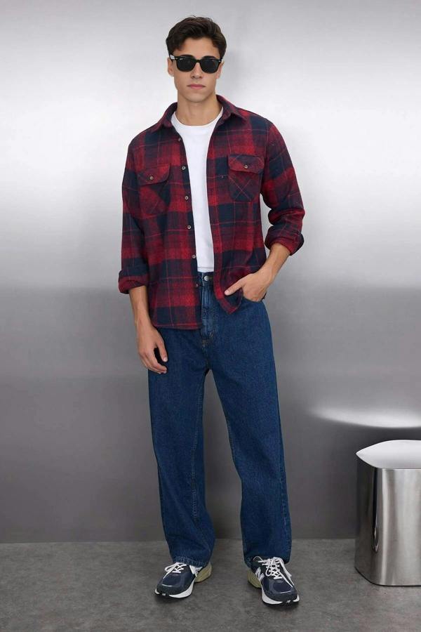WOVCOR Double Pocket Lumberjack Argyle Men’s Shirt
