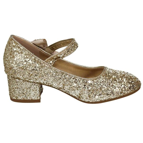 Spot On Girls Spot On Block Heel Party Shoes H3086