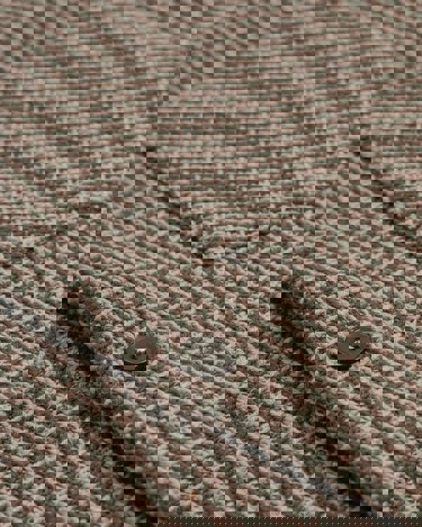 Larsson & Co Olive & Stone Textured Overshirt