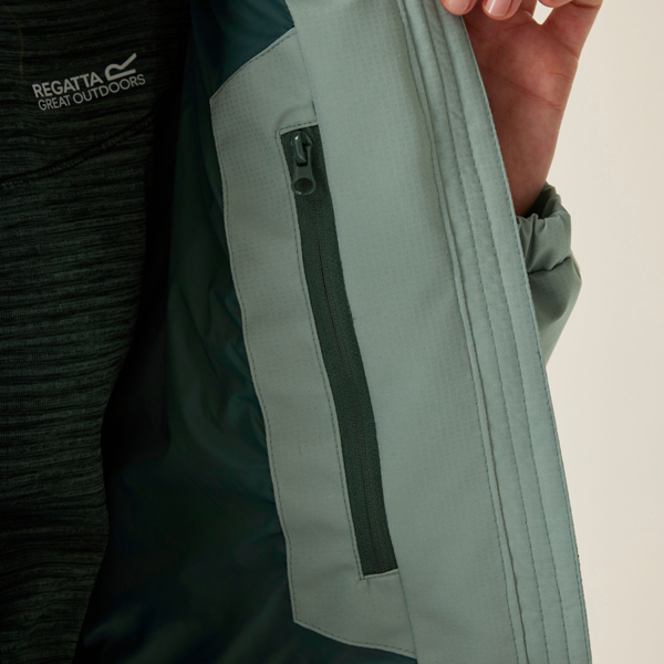 Regatta Womens Aldthorn Quilted Jacket - Green Haze/Spruce Green