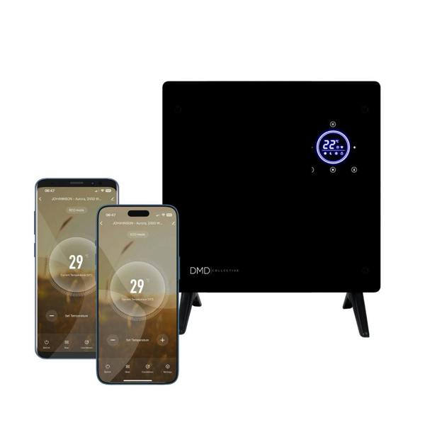 DMD Collective Smart Glass Panel Heater – Fast, Silent & Energy-Efficient