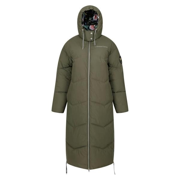 Regatta Womens Christian Lacroix Milhaud Longline Puffer Jacket - Dark Khaki