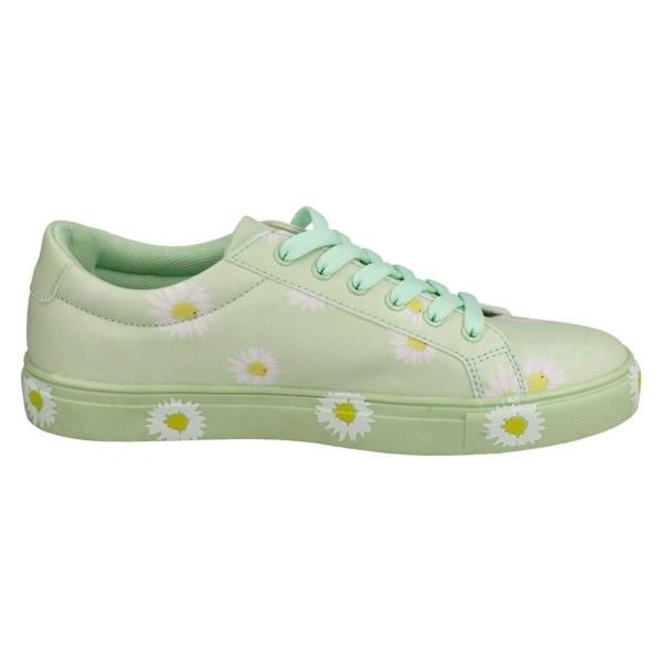 Spot On Ladies Spot On Daisy Print Pumps F80348