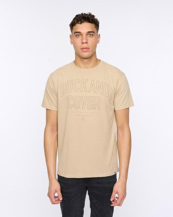 Duck and Cover Lemonport T-Shirt - Greige